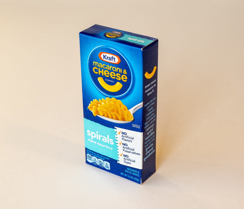 Boxed mac-and-cheese