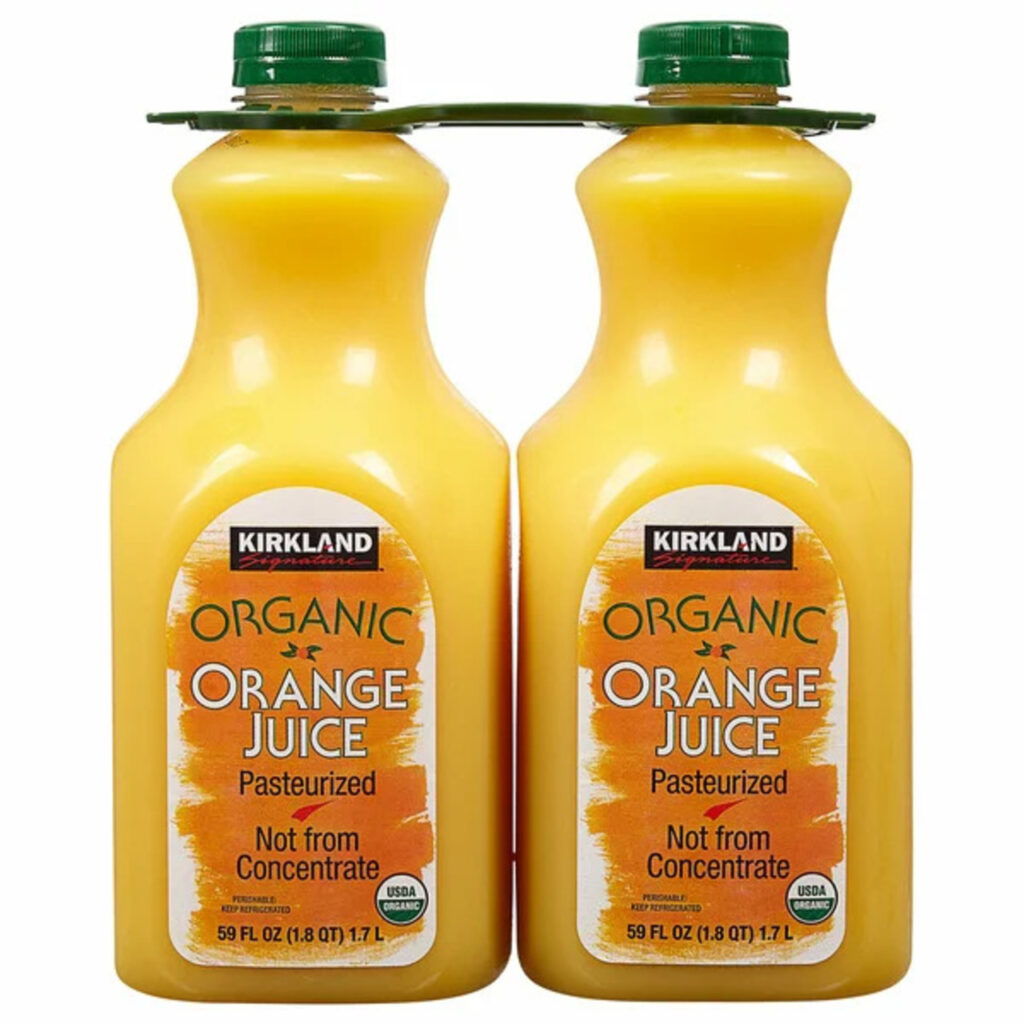 Kirkland Signature Organic Orange Juice 