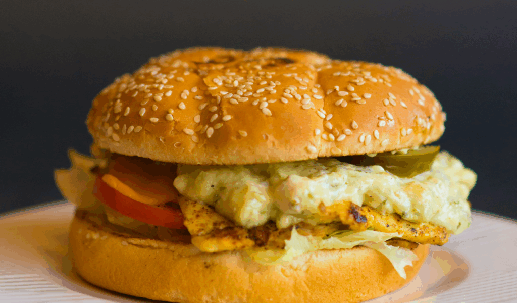 Tofu Burger (Spiced / Flavoured)