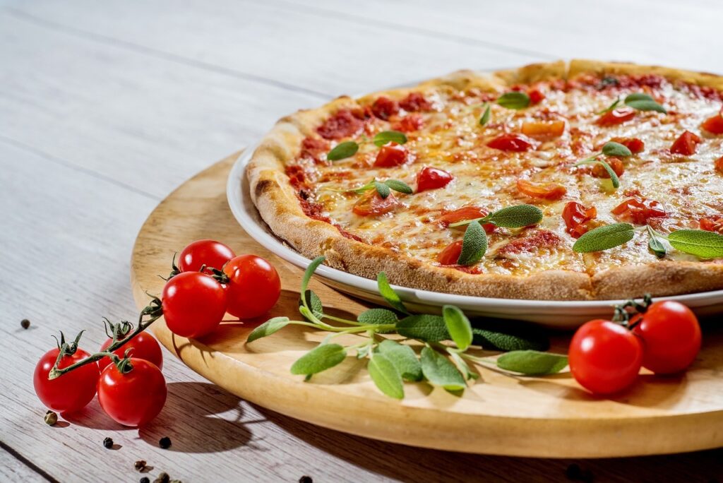 Pizza crunchy crust