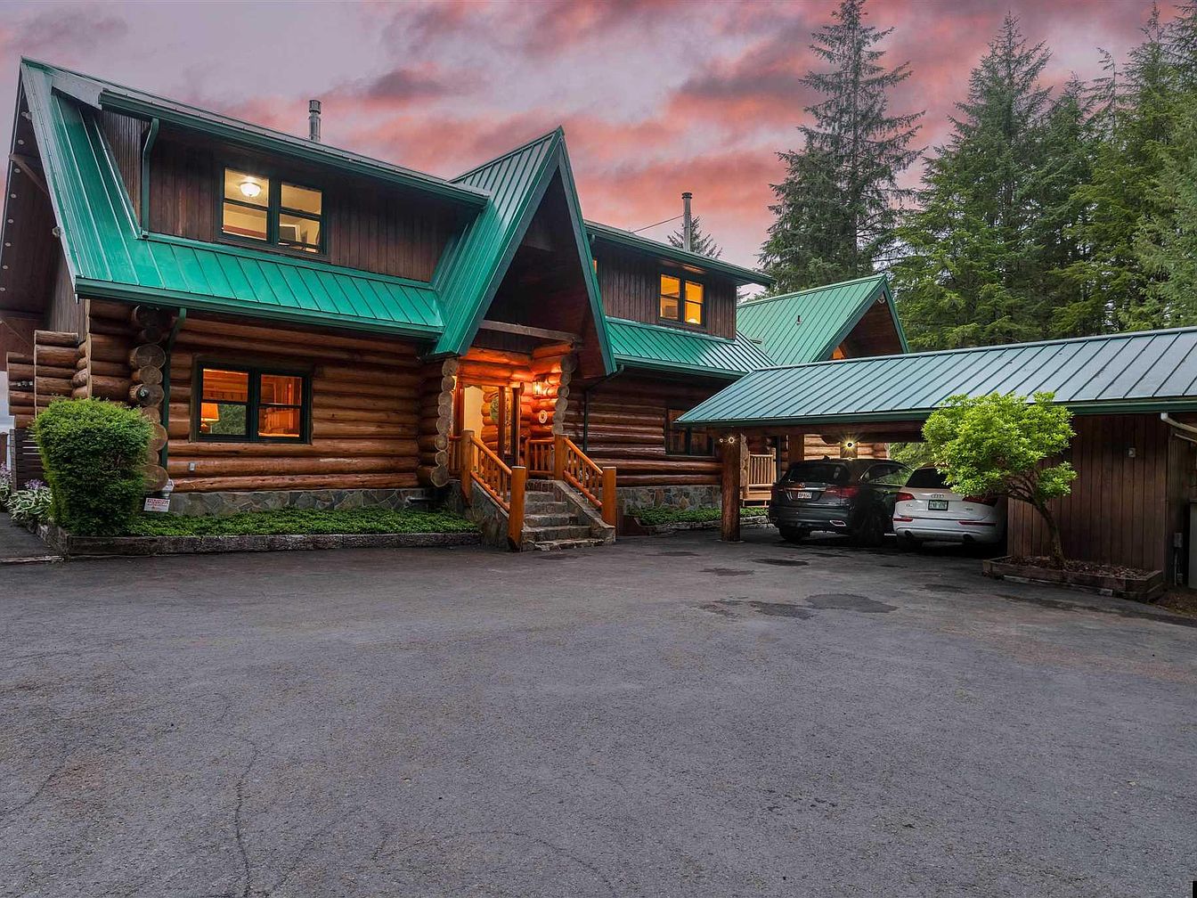 1983 Handcrafted Home in Ketchikan, Alaska, Featuring Locally Harvested Red Cedar, Awe-Inspiring Wildlife and Waterway Views