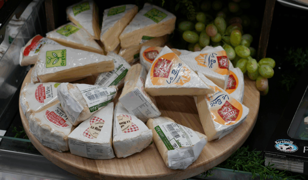 Specialty cheeses or imported cheeses