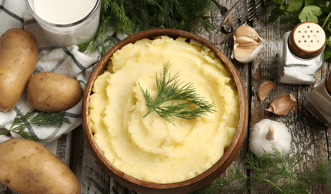 Use frozen mashed potatoes for a quick top layer