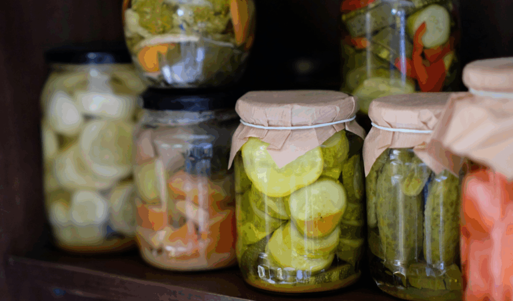 Include shelf-stable ferments or pickles