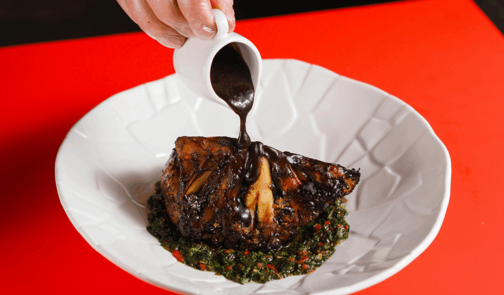 Memphis Style Sweet Tomato Glaze & Dry-Rub Pork Ribs