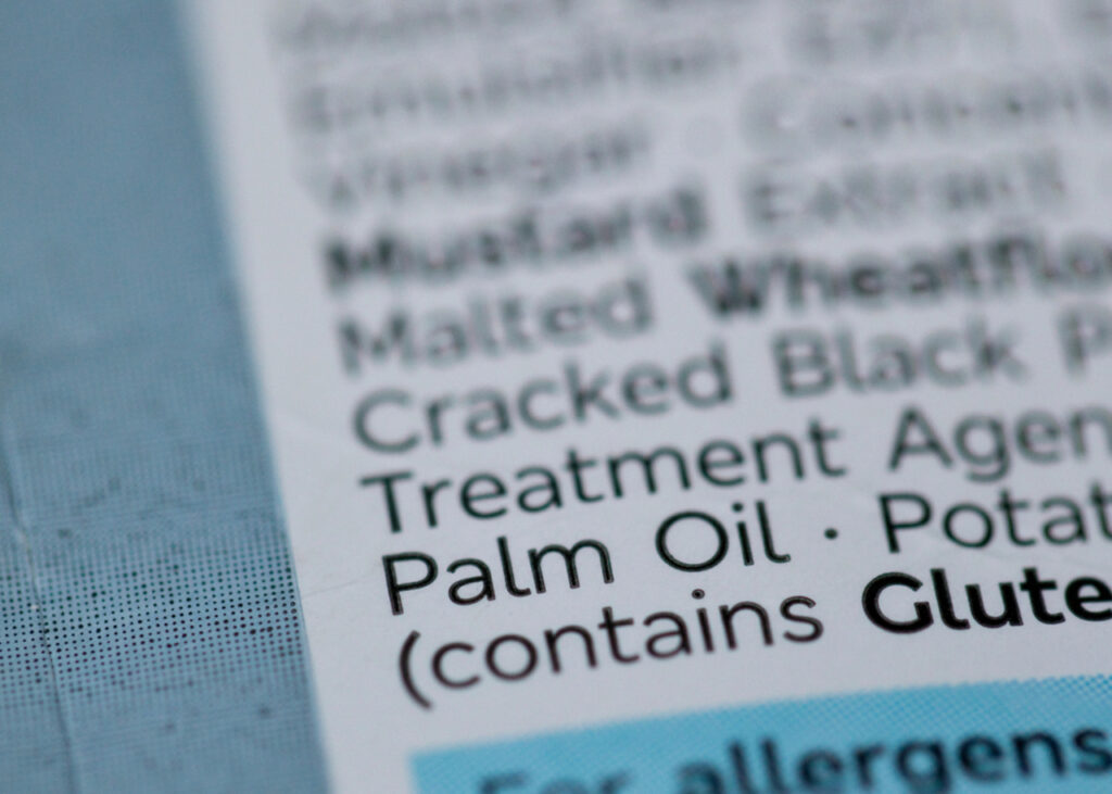 Ingredient list