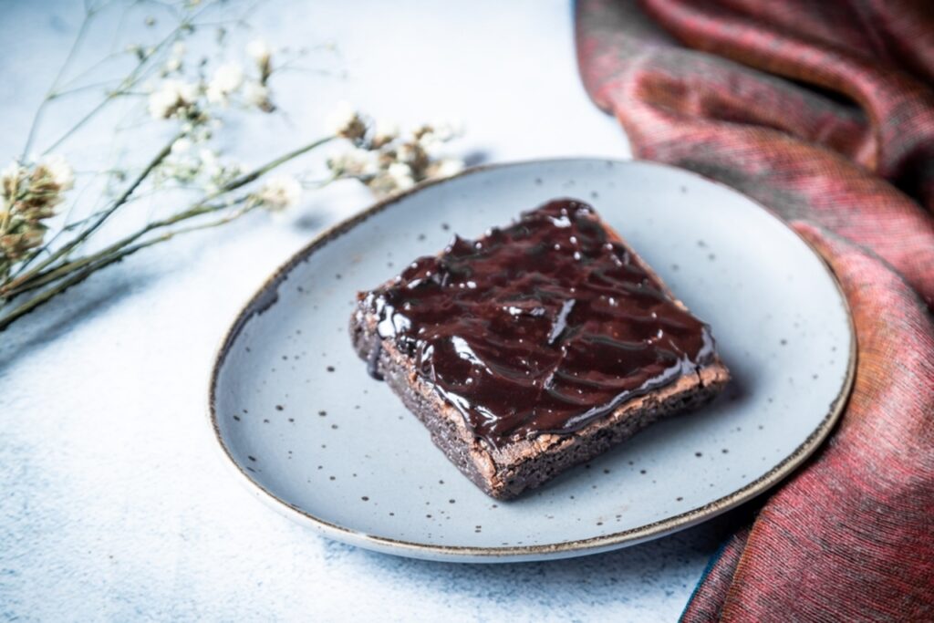 Fudgy Brownie prepared