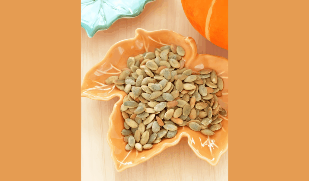 Roasted Pumpkin Seeds After Carving