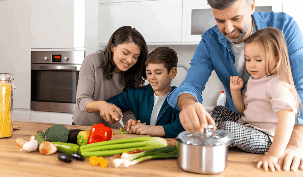 Cooking Together as a Family