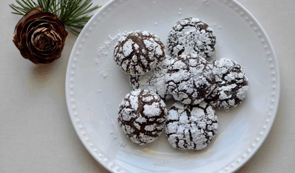 Chocolate Crinkle Cookies