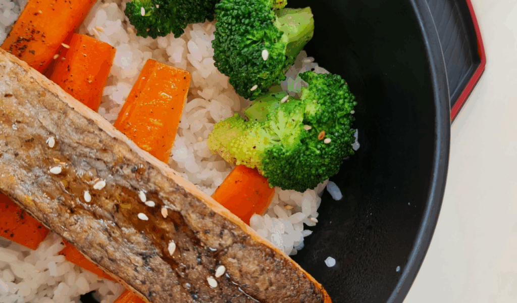 Leftover Salmon Rice Bowl (Emily Mariko’s Version)