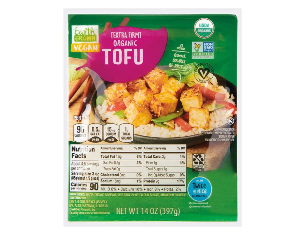 Earth Grown Organic Extra Firm Tofu