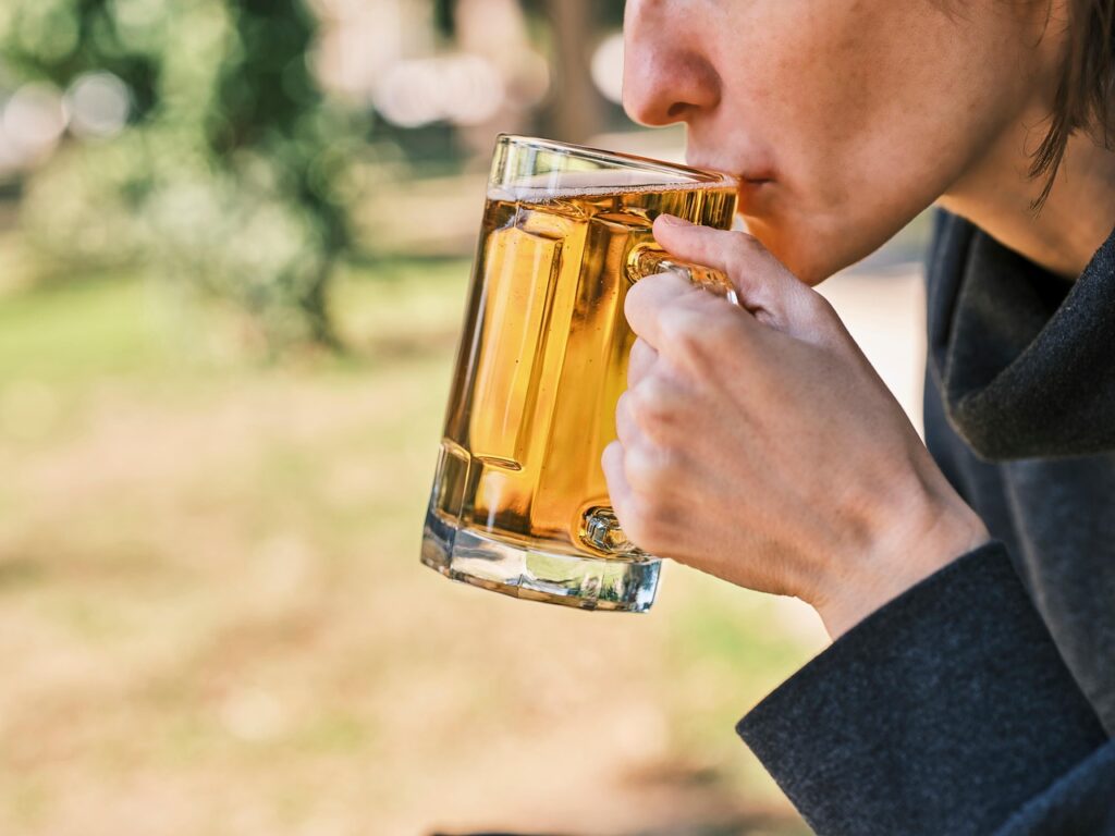 Woman Drinking