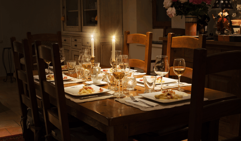 Use Warm Lighting and Seasonal Scents