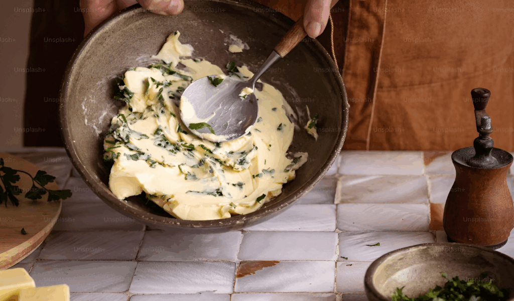 Mixing Compound Butter and Savory Spreads