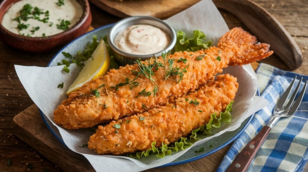 Cornmeal breaded Catfish