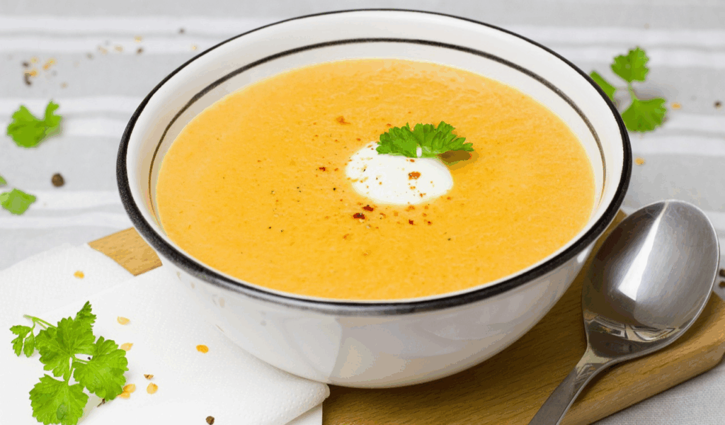 Sweet Potato & Carrot Ginger Soup
