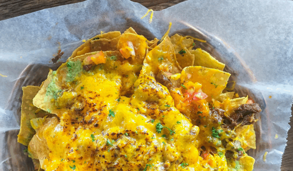 Skip: Loaded BBQ Nachos | Order Instead: BBQ Chicken Lettuce Wraps