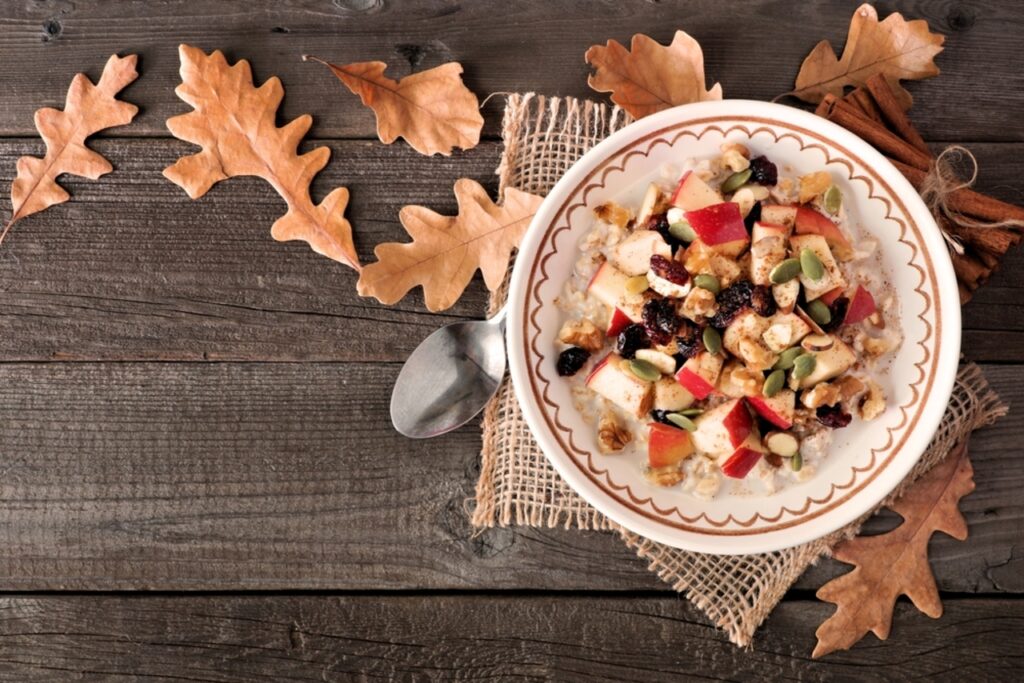 Cranberry Pumpkin Steel-Cut Oats