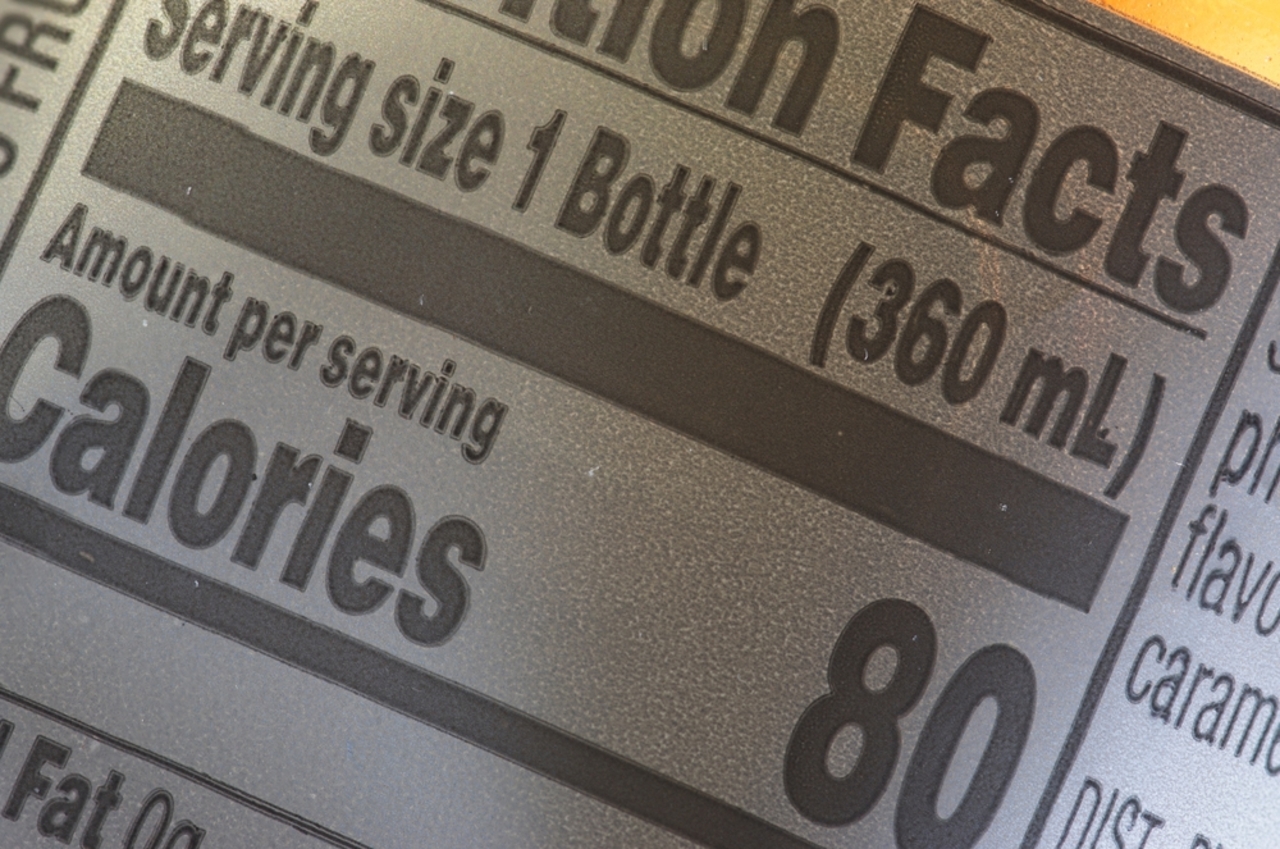 Serving Size label