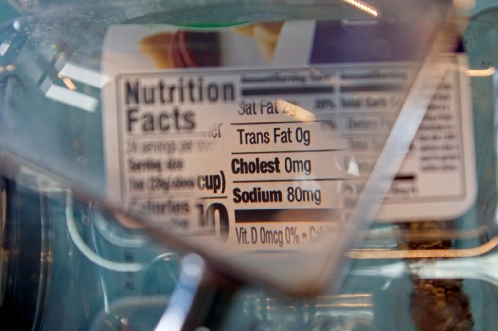 Sodium Label