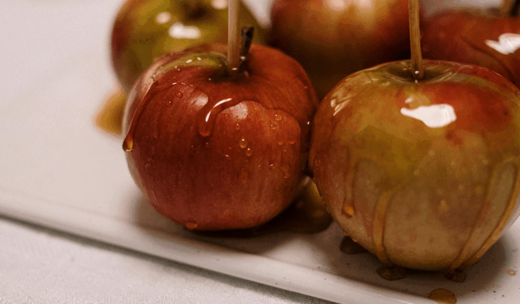 Caramel Apples at Fall Festivals
