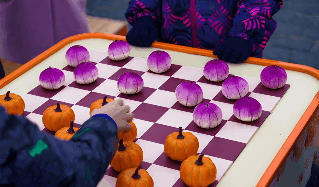 Pick two quick games or activities and rotate guests in