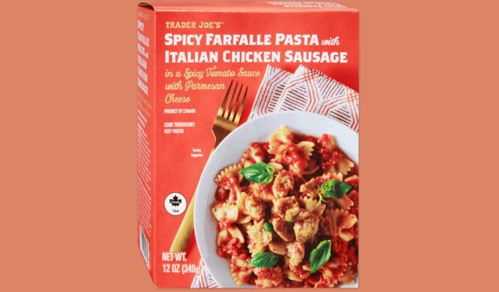 Spicy Farfalle Pasta With Italian Chicken Sausage