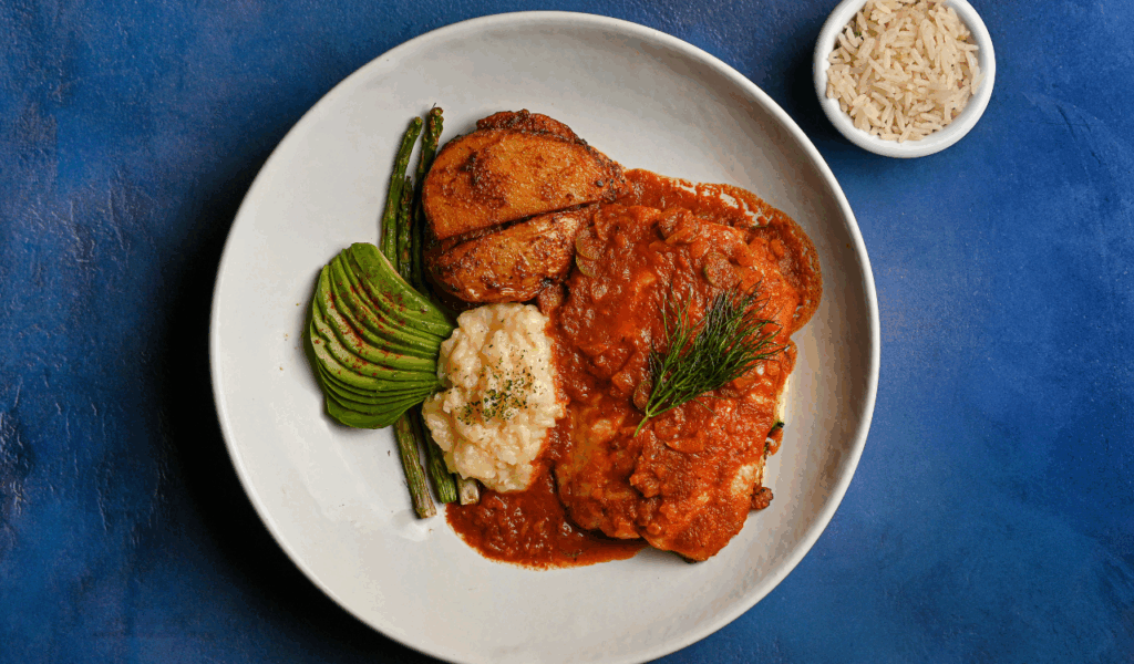 Meatloaf with Mashed Potatoes