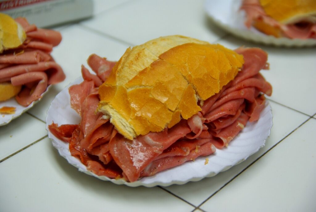 Mortadella Sandwich
