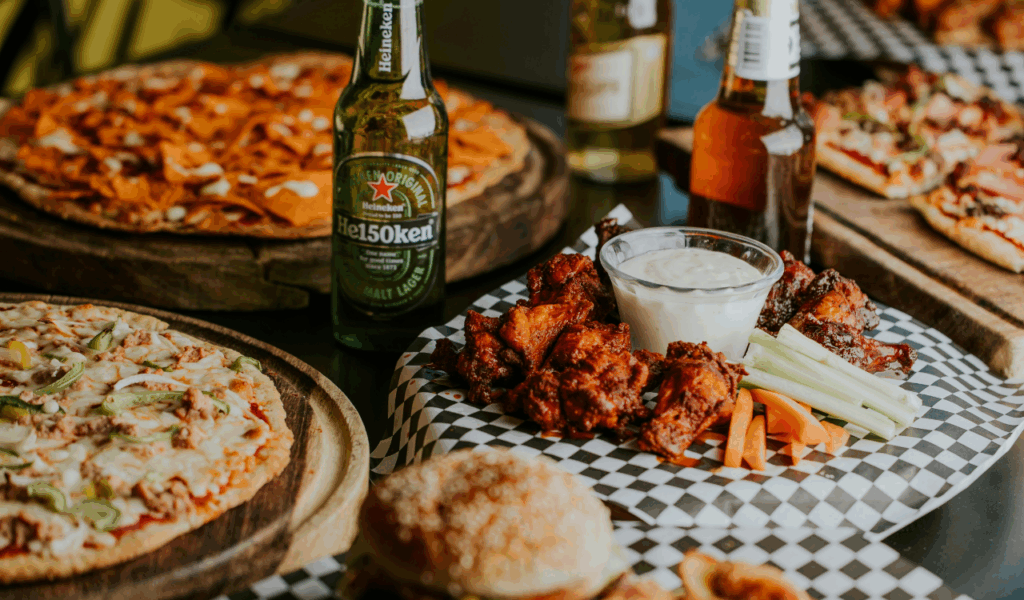 Pale Ale with Chicken Tenders
