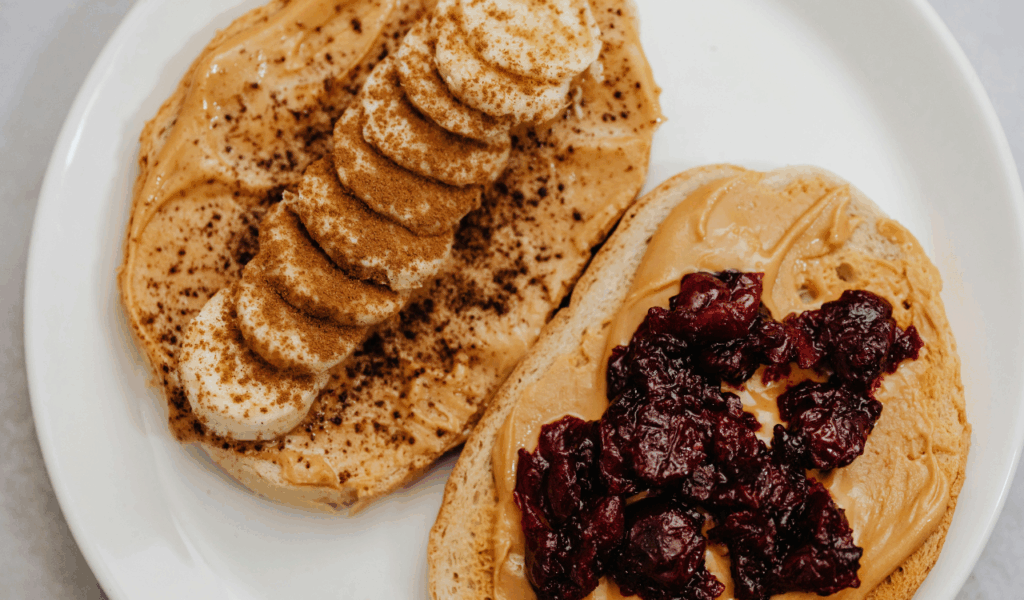 Peanut Butter, Fig Jam, Banana, and Crispy Bacon