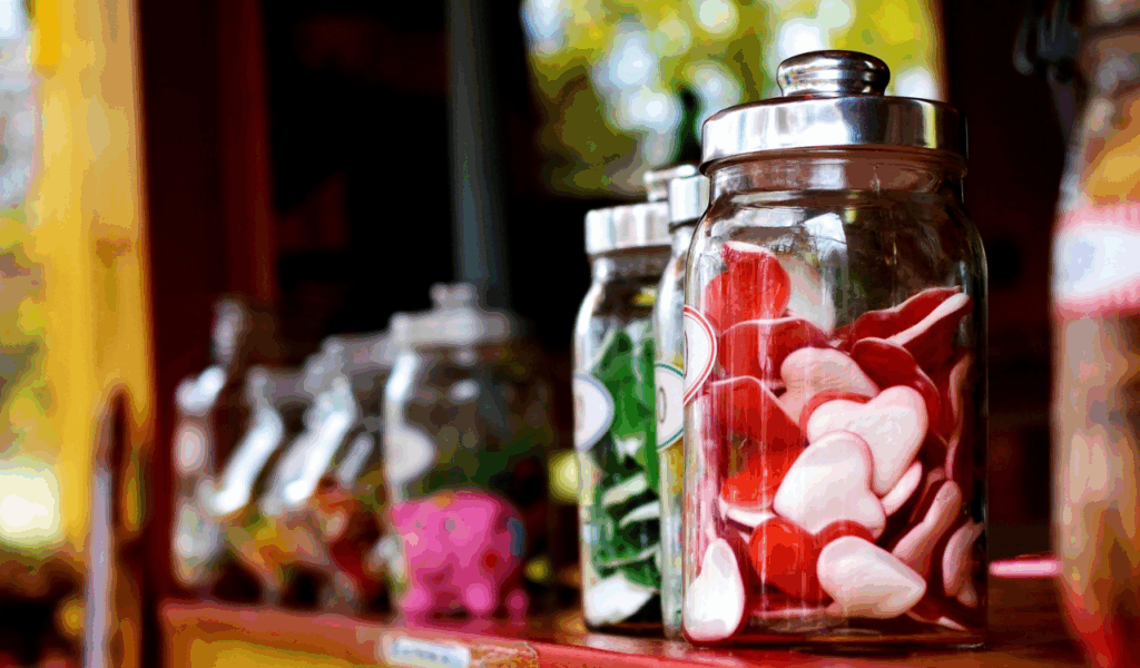 Keep candy away from heat and sunlight