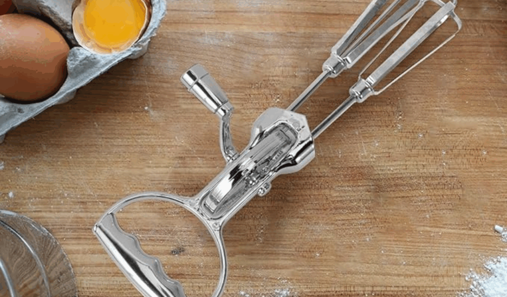 Hand-Cranked Egg Beater