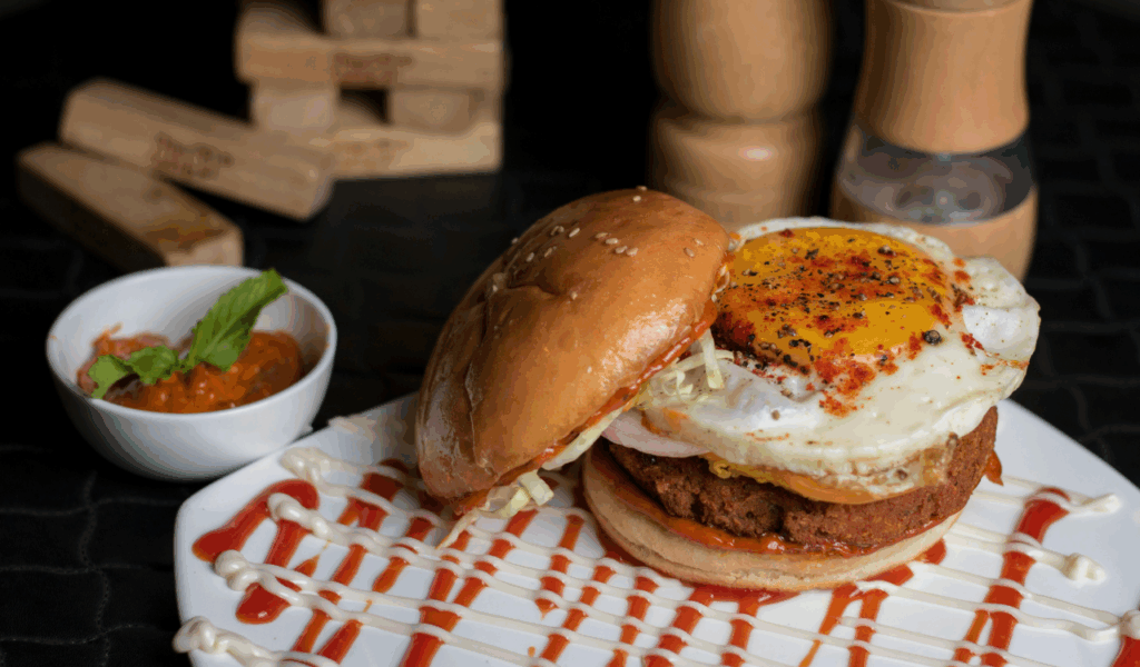 Fried Egg & Olive Sandwich