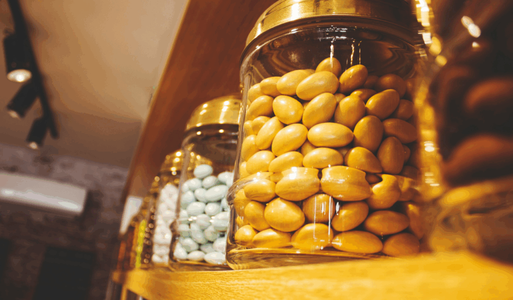 Store candy in airtight containers