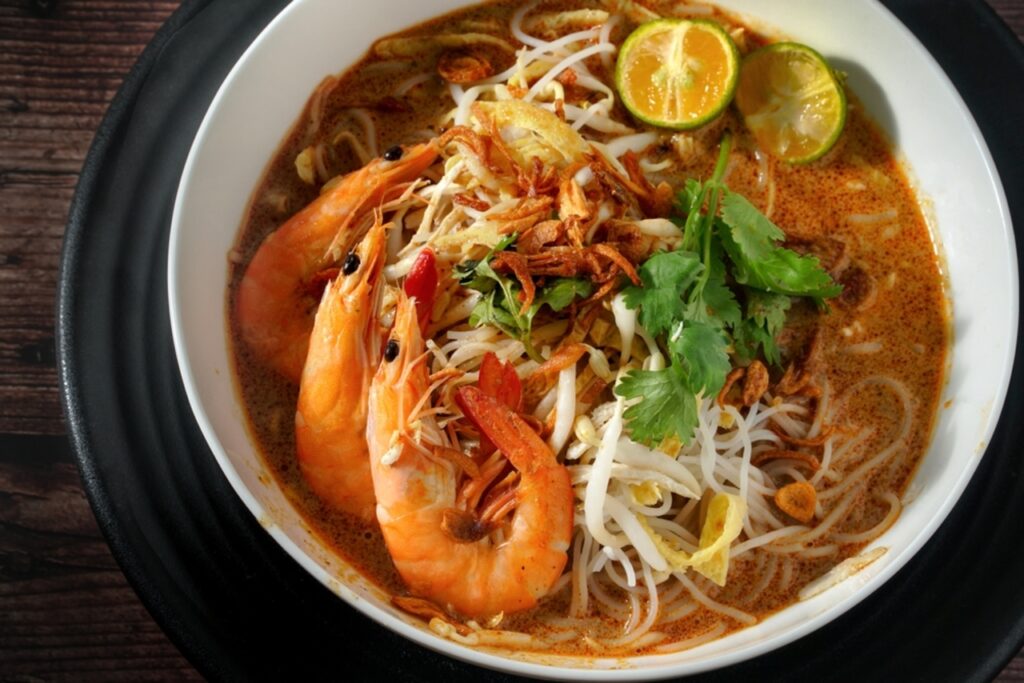 Kuching-style Laksa