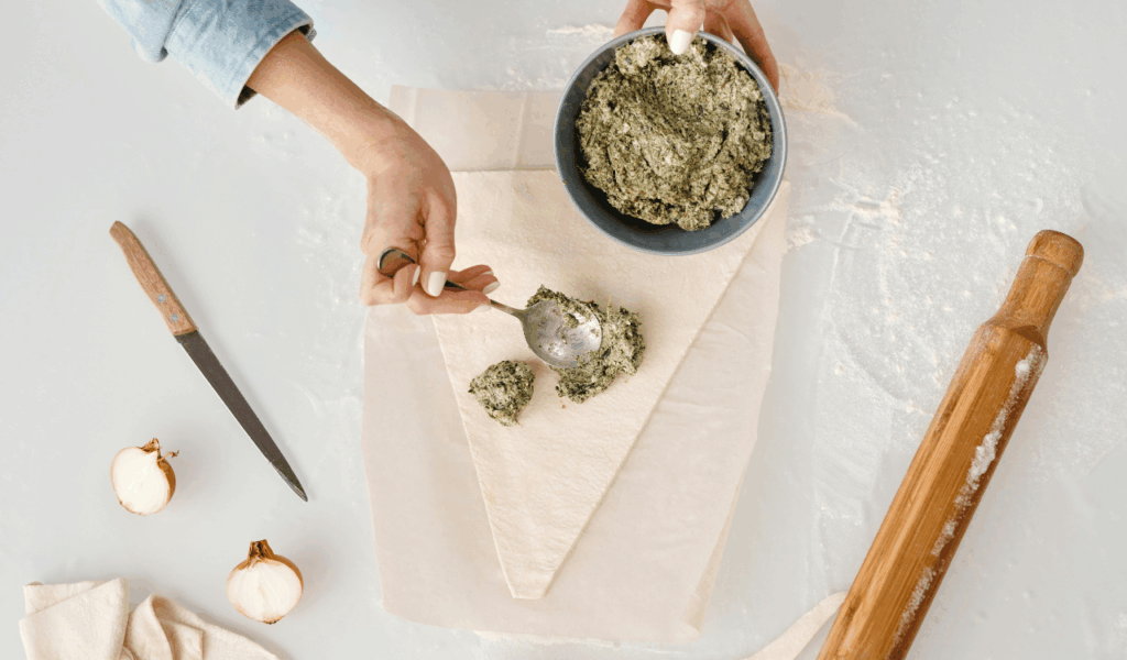 Kneading Savory Bread or Pizza Dough