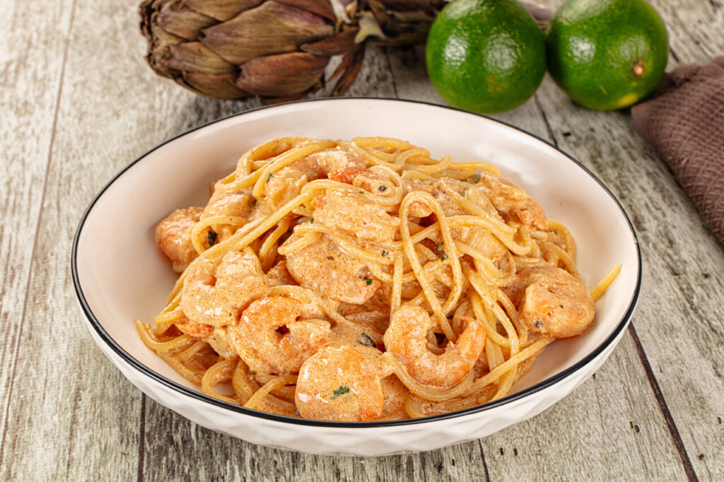 Creamy Cajun Shrimp Pasta