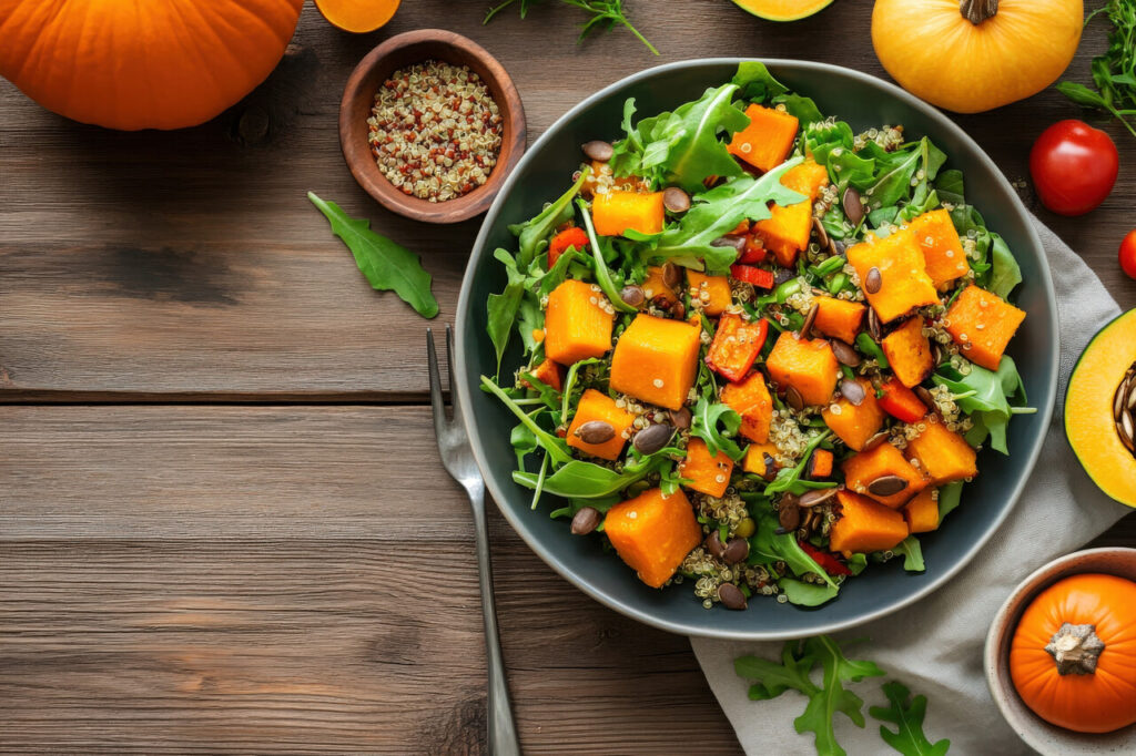 Pumpkin-Quinoa Autumn Harvest Salad
