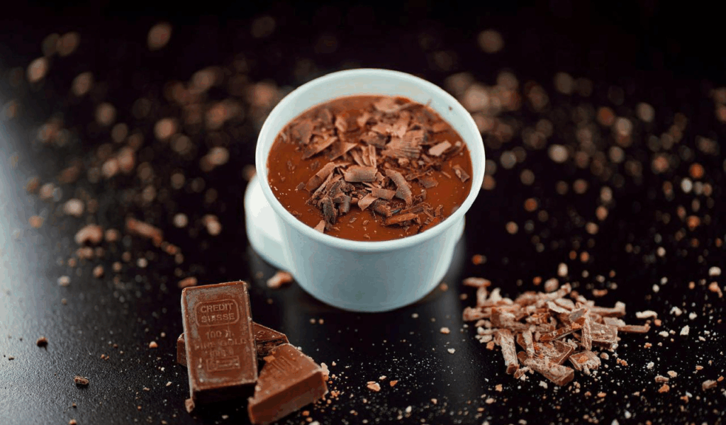 Ghostly Chocolate Mousse Cups