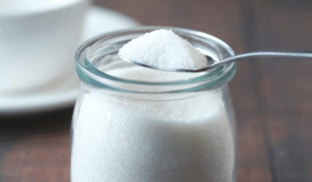 Replace refined sugar with a less refined sweetener
