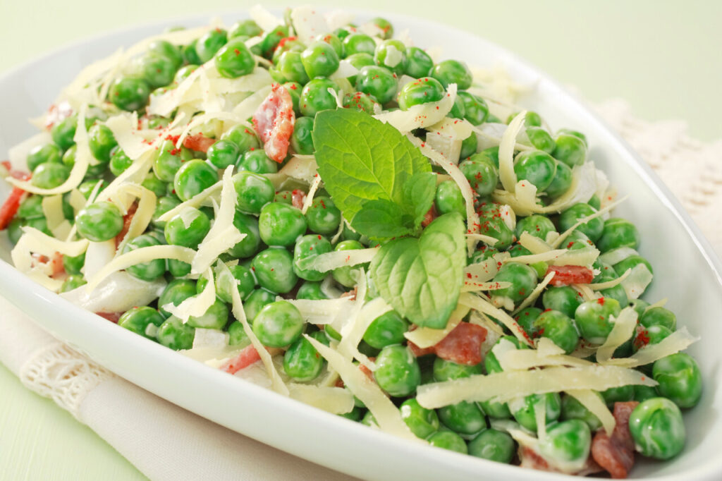 Green Pea & Mint Pasta Salad