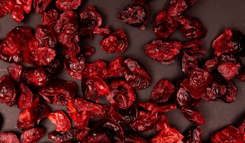 Substitute Fresh Cranberries with Dried Cranberries or Tart Cherries