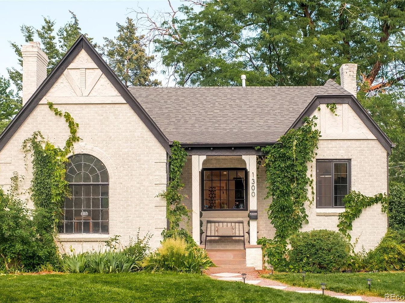 1936 Tudor Revival in Denver, Colorado With an Arched Picture Window, Soaring Ceilings, and Thoughtful Modern Updates