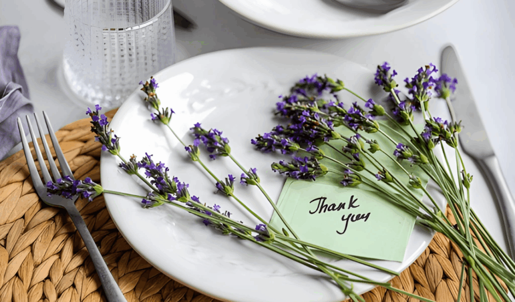 Express appreciation for the meal and host