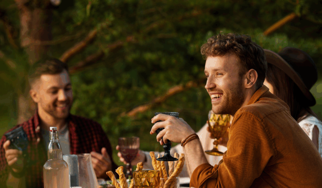 Participate in conversation and avoid phone distractions