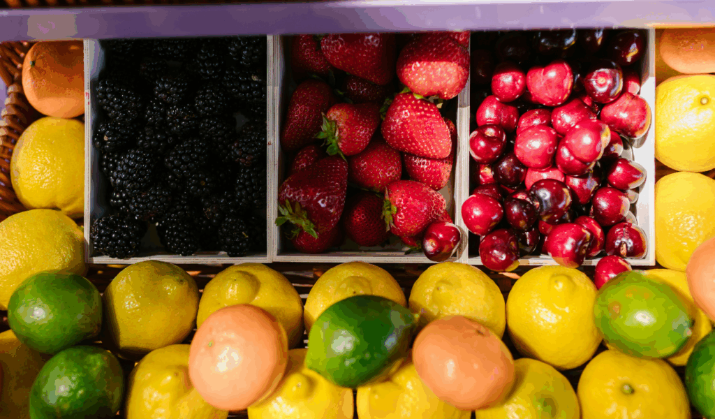 Fresh berries and berries mixes