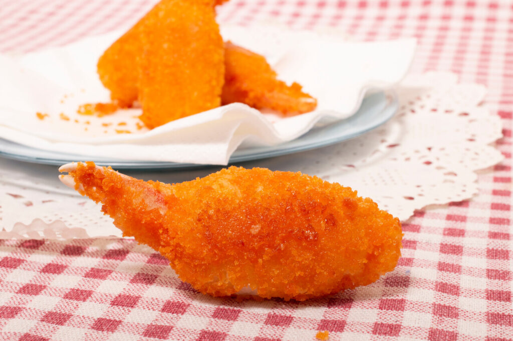 fried shrimp leg