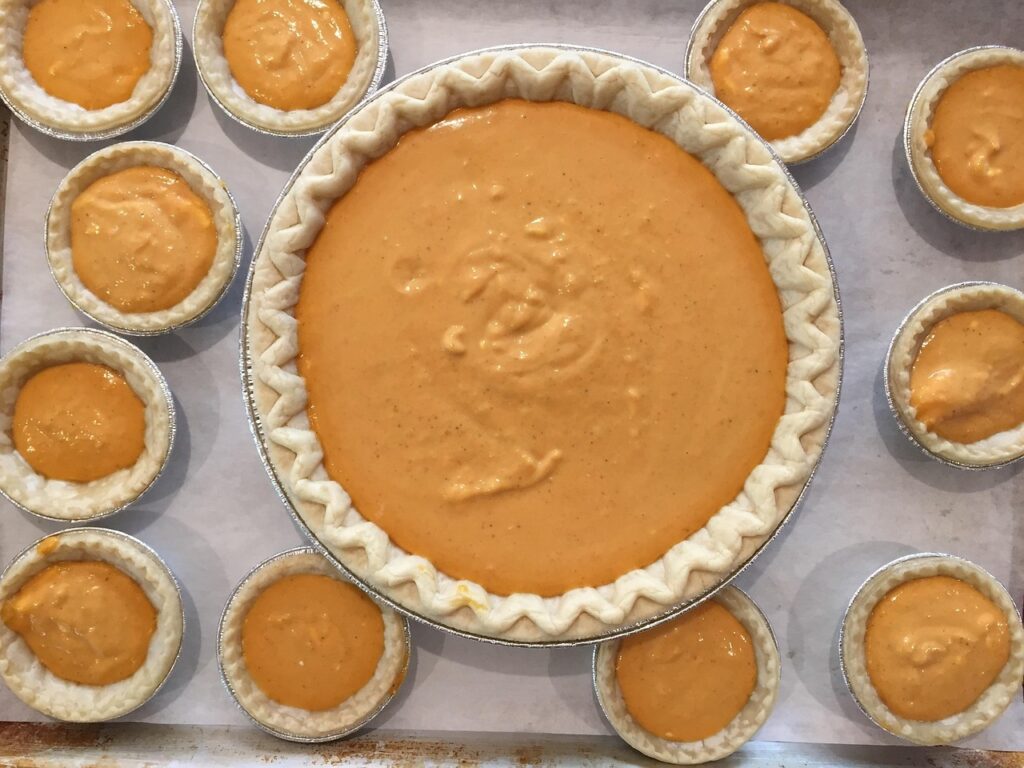 Pumpkin pie batter